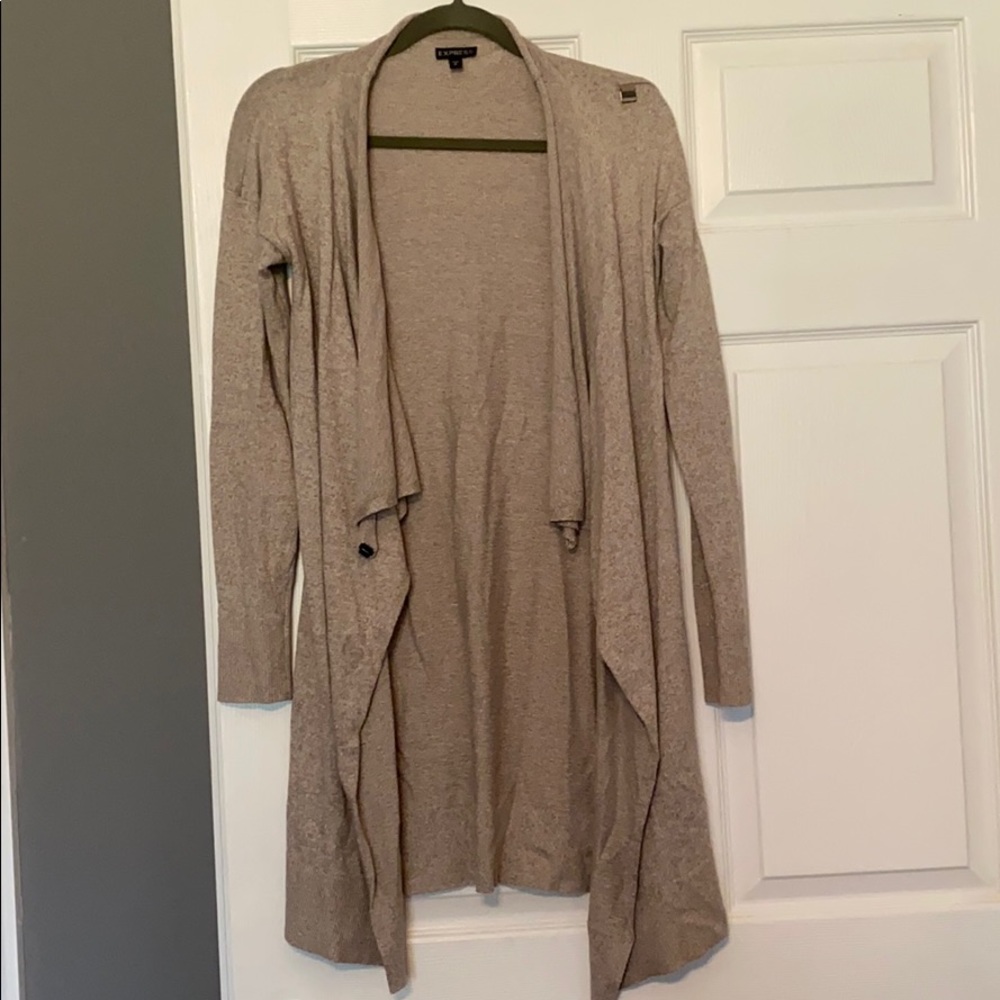 Heathered oatmeal sweater -size: small